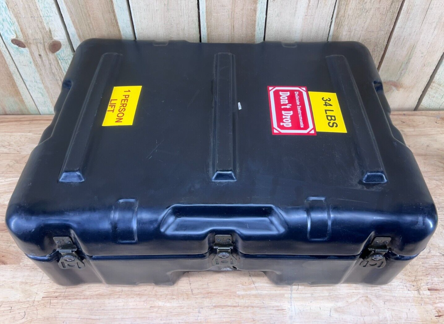 Pelican Hardigg Case 25"X19"X10"  Military Waterproof Footlocker W/ Foam