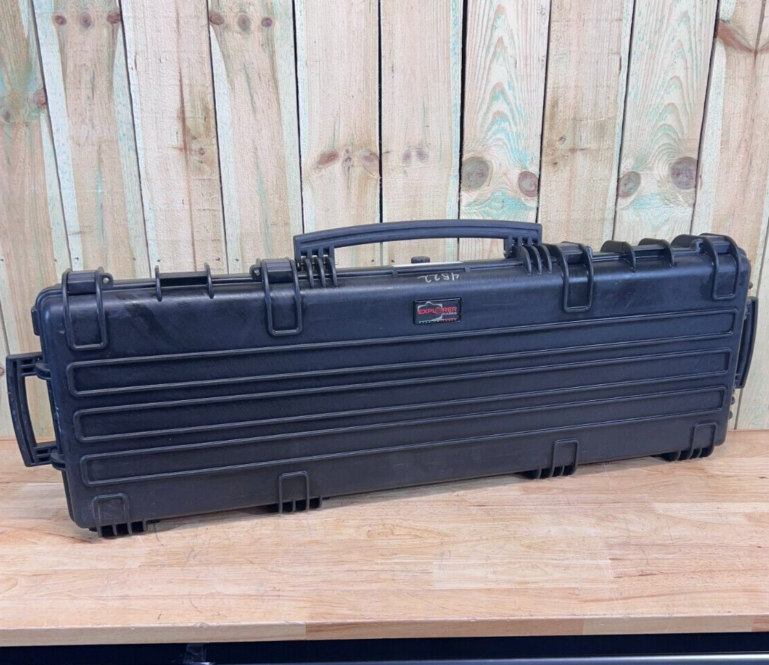 Explorer 11413 Rifle Transport Case 45" Long 1750 1720 Foam Good Condition A/B