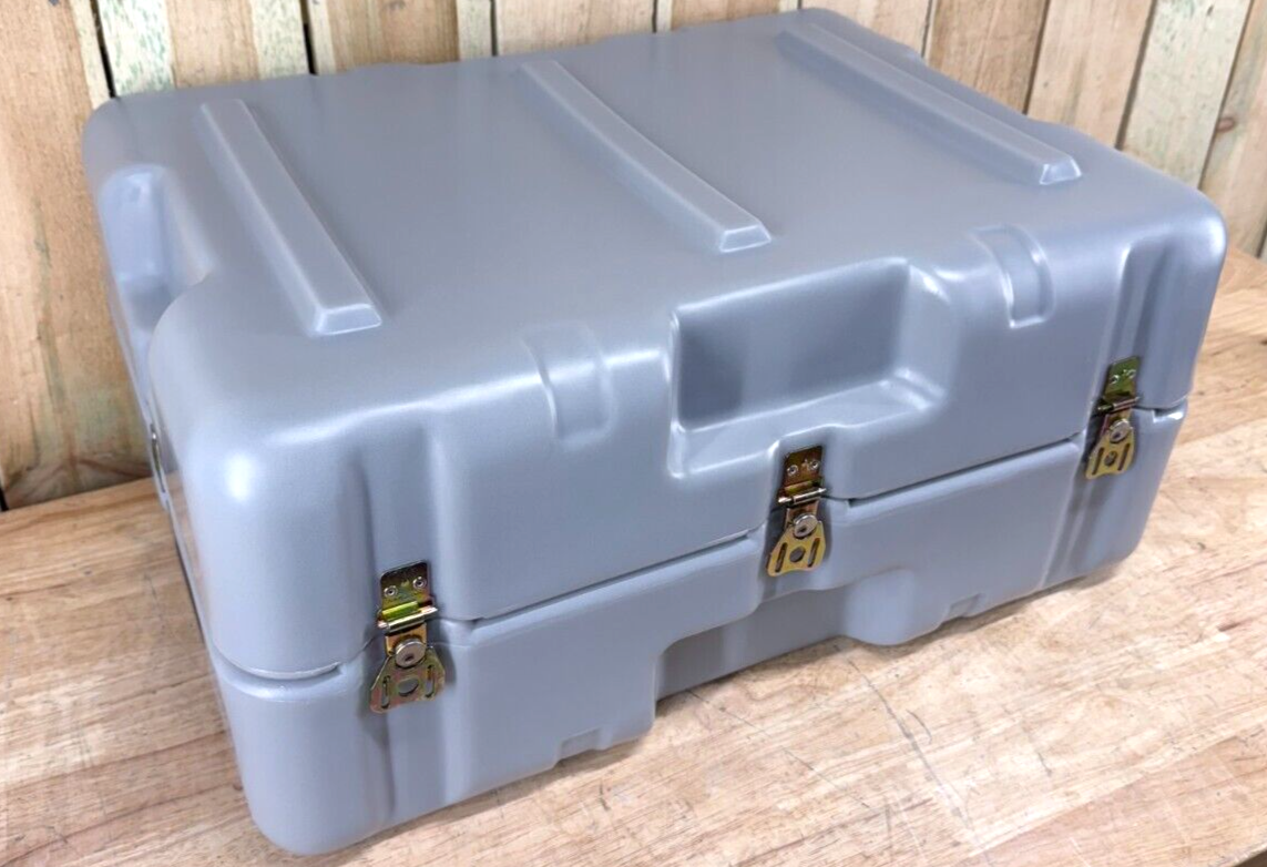 Pelican Hardigg Grey Storage Case 29" X 19" X 12" Footlocker Brand New