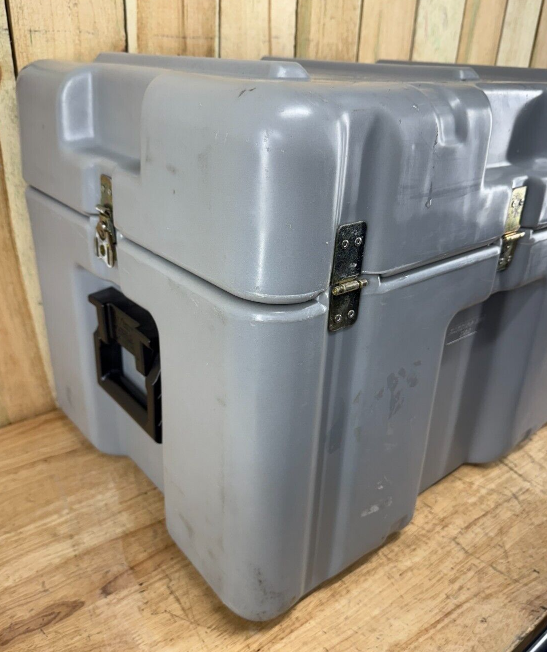 Grey Pelican Hardigg Case 25X19X19"  Military Waterproof Footlocker Storage Case
