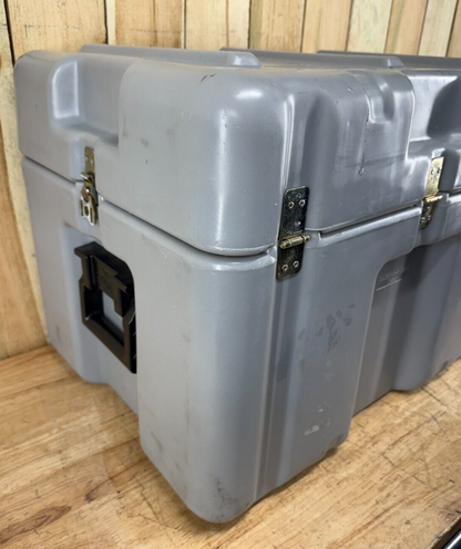 Grey Pelican Hardigg Case 25X19X19"  Military Waterproof Footlocker Storage Case