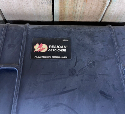 Pelican 0370 Protector Cube Transport Case Black Grade B/C Free Shipping