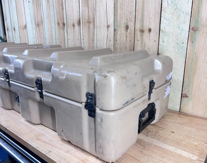 Pelican Hardigg Long Case 59” 19.5” 12” Tan Waterproof Storage Footlocker