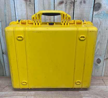 Pelican 1600 Protector Storage Case Waterproof Yellow AB Grade Free Ship