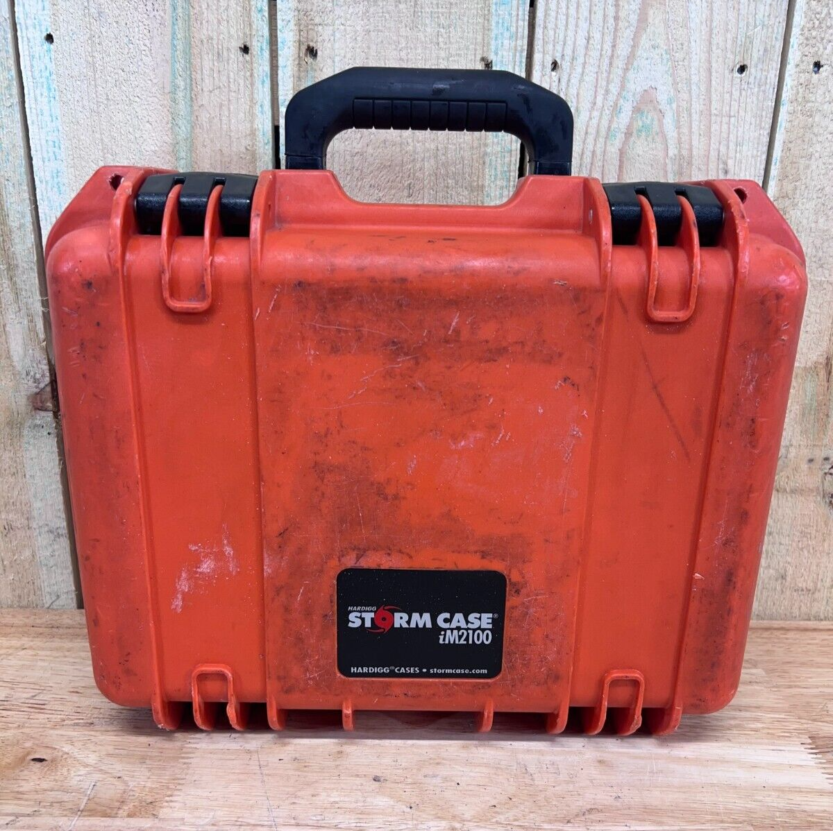 Pelican iM2100 Storm Case Orange Waterproof Handheld Good Condition AB Free Ship