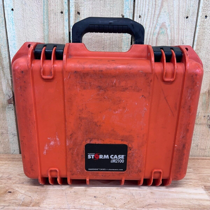 Pelican iM2100 Storm Case Orange Waterproof Handheld Good Condition AB Free Ship
