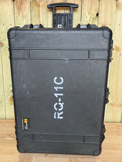 Pelican 1660 Protector Case Black Rolling Waterproof W/ Foam & Divider