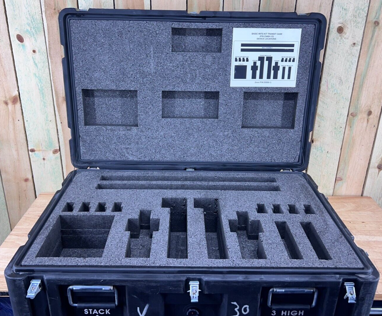Pelican Hardigg Case 38”X24”X13”  Military Waterproof Footlocker W/ Foam