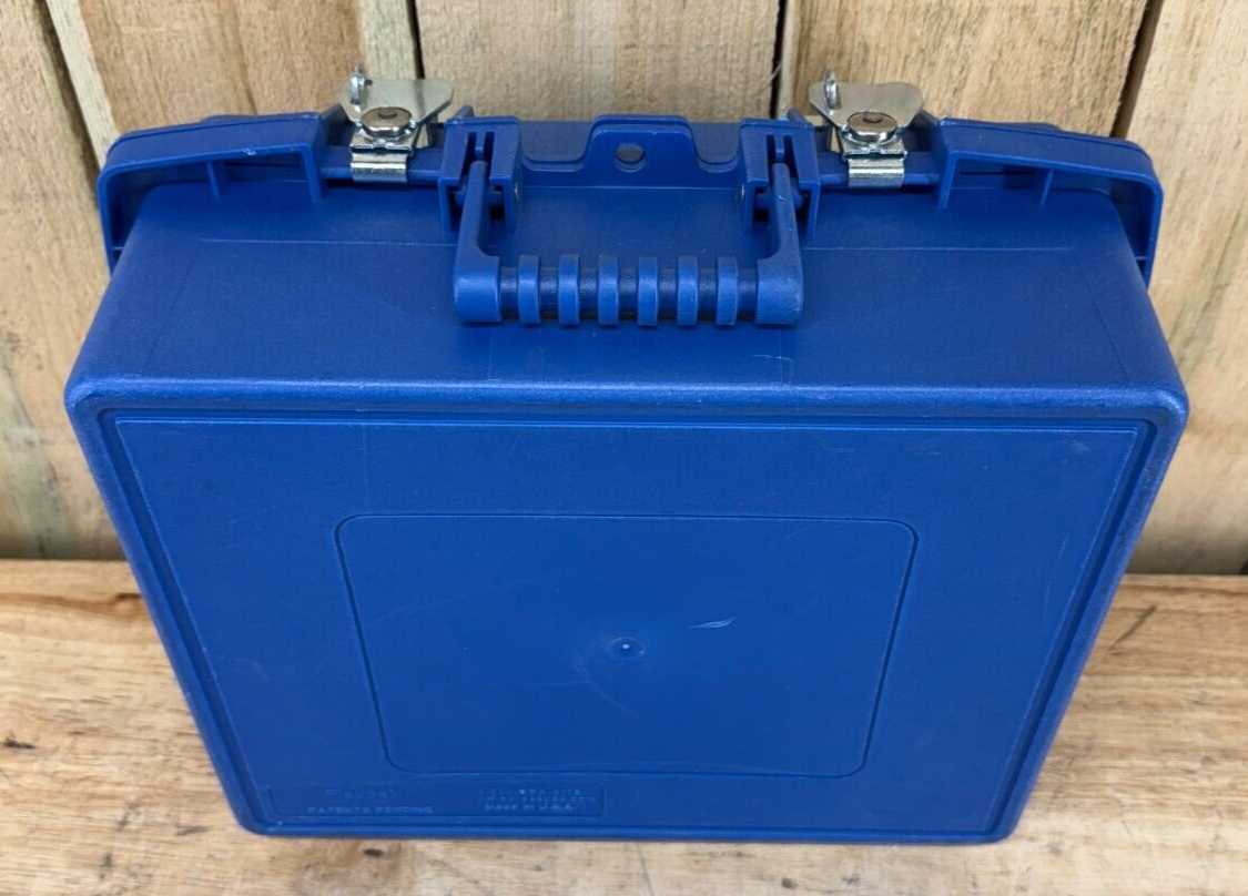 Blue Handheld Surplus Storage Case FlexPax 15.5X11.5X6 Military Grade A/B