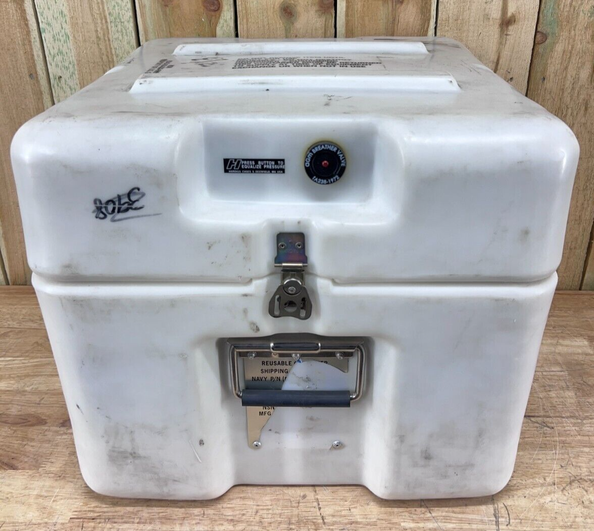 Pelican Hardigg Case 18.5"X18.5"X15.5" White Military Waterproof Storage