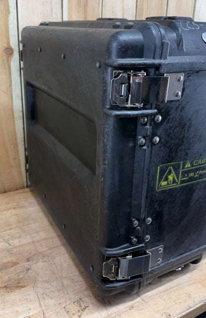 ECS Server 10U Rack Rackmount 19" X 24" Frame Waterproof Black Storage Case