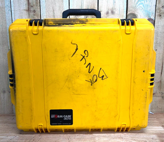 Pelican IM2700 Storm Case Yellow Waterproof AB Grade Good Condition
