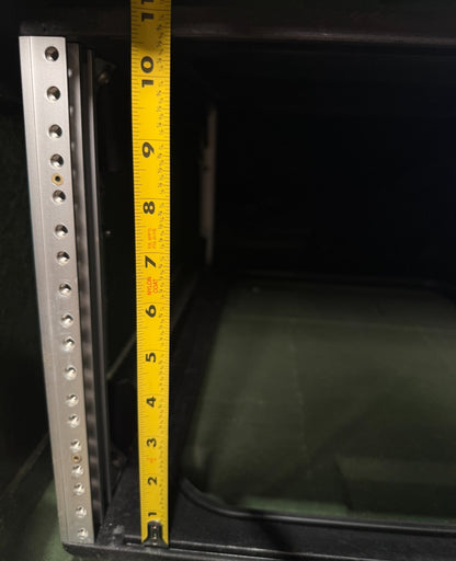 ECS Server Rack Rackmount 6U 19" X 24" Waterproof Storage Case W/ Rack Green