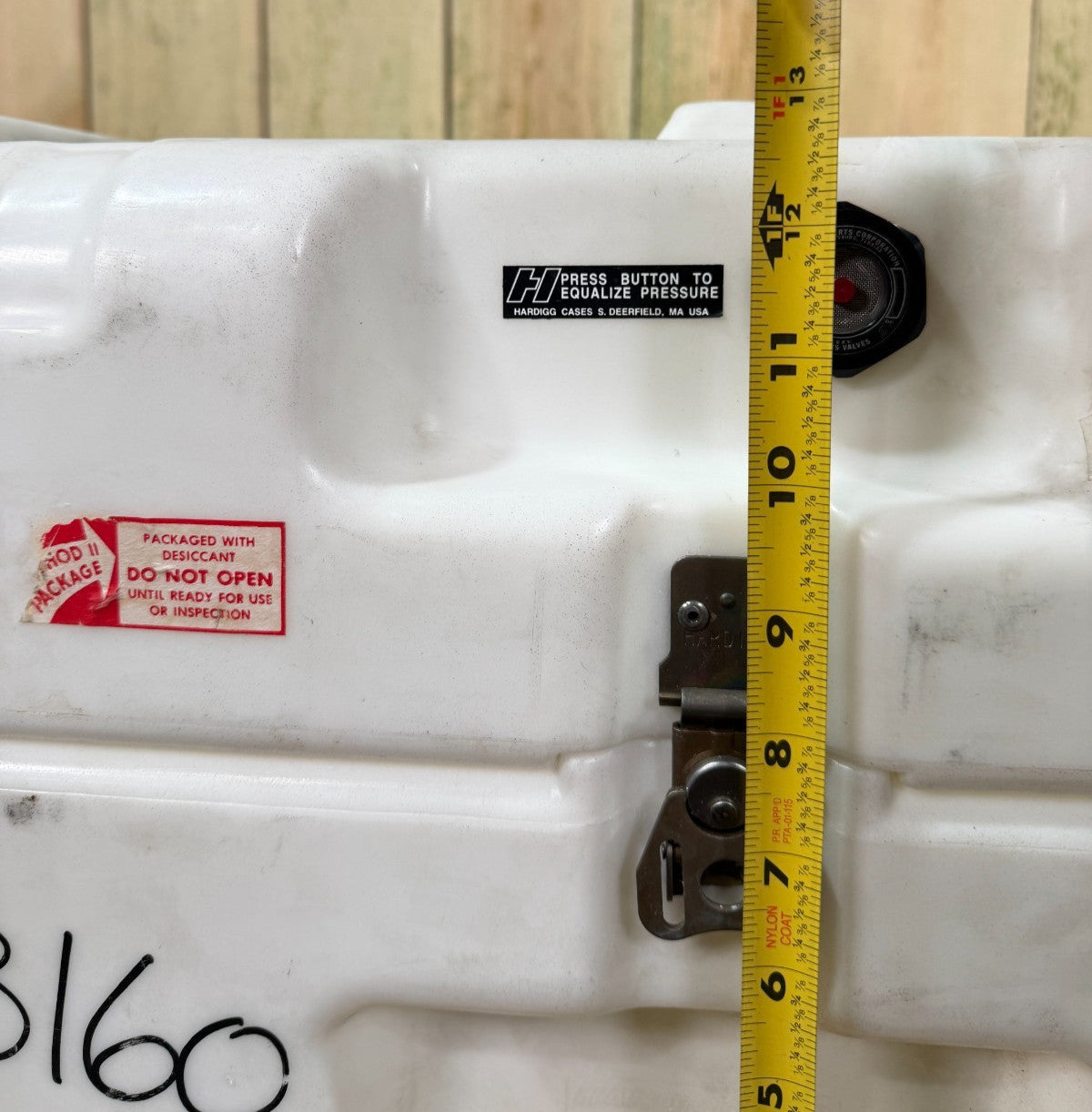 Pelican Hardigg Case 25x24x13.5" White Waterproof Storage Footlocker