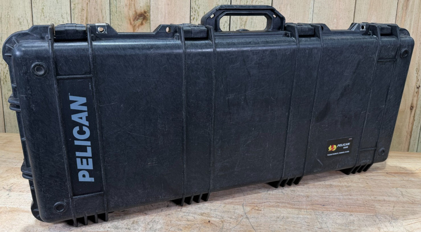 Pelican 1700 Rifle Case Protector Rolling Black Long Grade B/C Free Ship