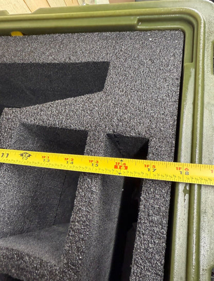 PSI Footlocker Green Case 32"X20.5"X21.5" Military (Hardigg) Waterproof