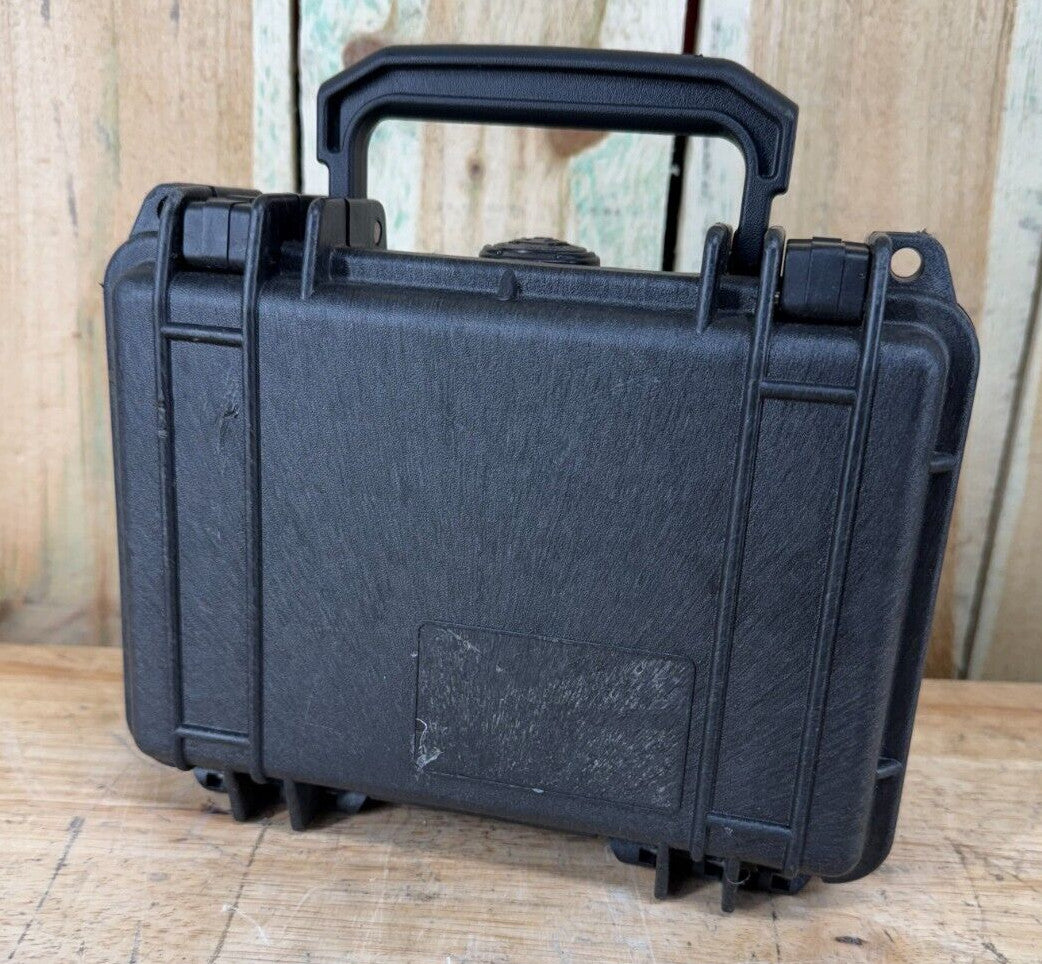 Pelican 1120 Black Hard Case Protector Waterproof Good Condition AB Free Ship