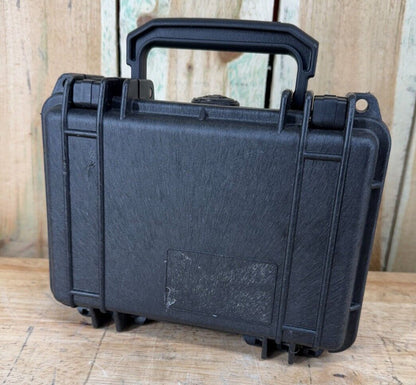 Pelican 1120 Black Hard Case Protector Waterproof Good Condition AB Free Ship