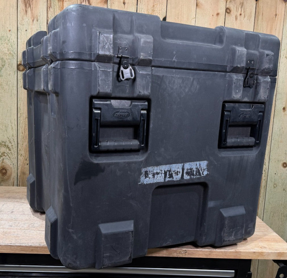 SKB rSeries Footlocker Style Storage Case Trunk 27.5x28x26.5" Black AB