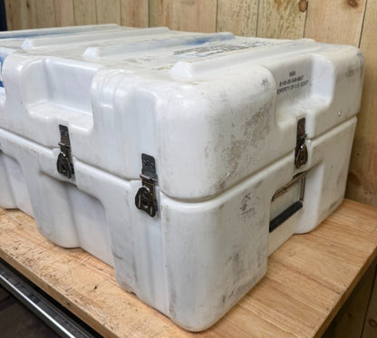 Pelican Hardigg 31x21x14.5" Footlocker White Case Military Waterproof