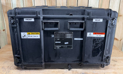 ECS Server 10U Rack Rackmount 19" X 24" Frame Waterproof Black Storage Case