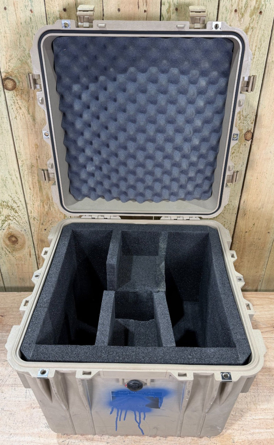 Pelican 0340 Tan Protector Case Waterproof  Good Condition AB