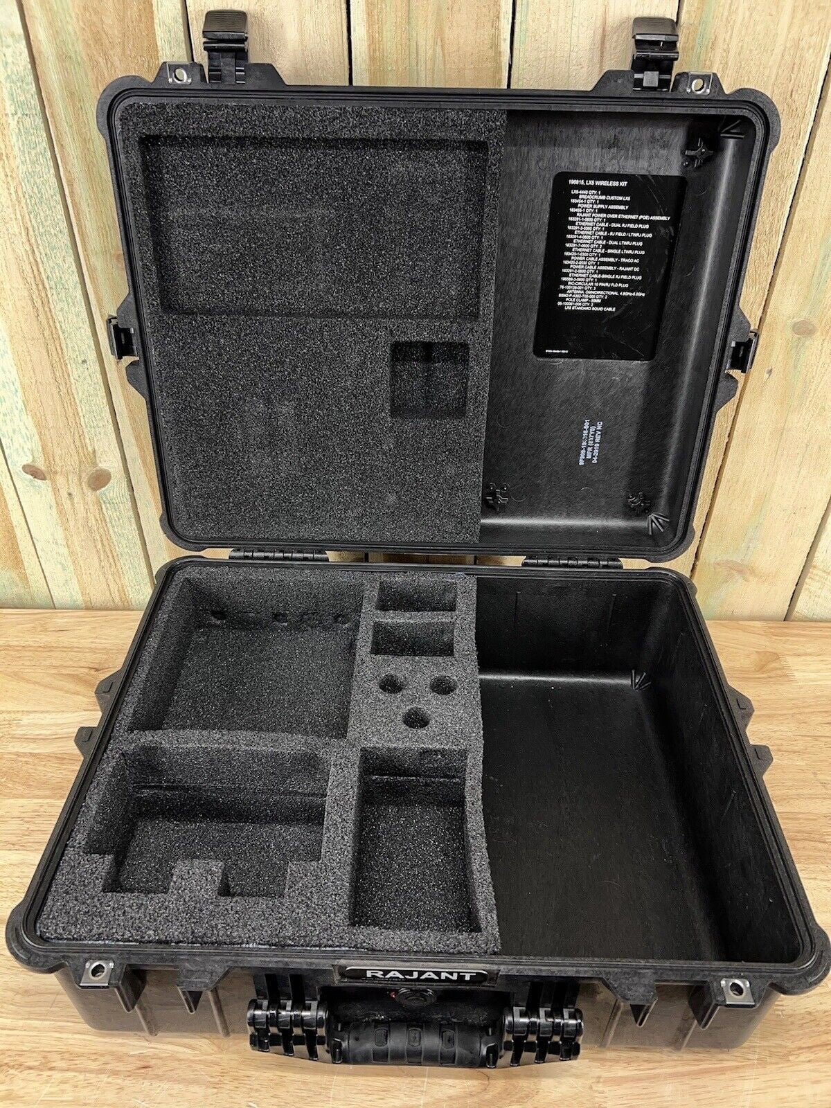 Pelican 1600 Protector Storage Case Waterproof Black Good Condition AB Free Ship