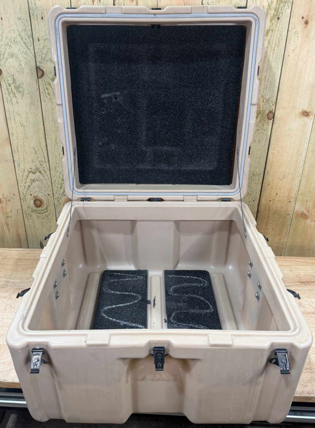 Pelican Hardigg Case 25.5" X 24" X 17" Tan Military Waterproof Storage