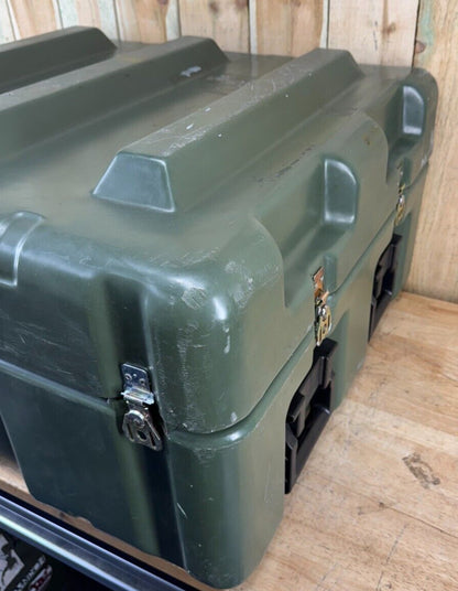 Pelican Hardigg Case 29"x27"x17" Green Waterproof Storage Footlocker