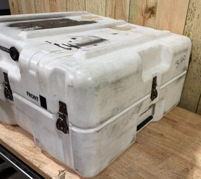Pelican Hardigg Case 25x24x13.5" White Waterproof Storage Footlocker