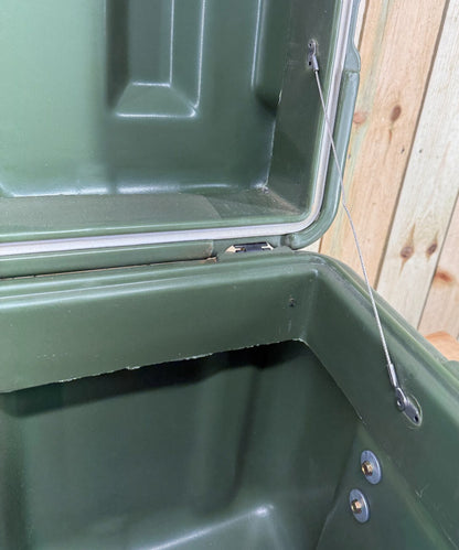 Pelican Hardigg Case 29"x27"x21" Green Waterproof Storage Footlocker