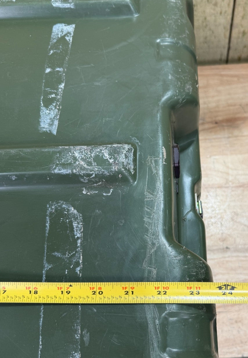 Hardigg Footlocker  25x23.5x13.5" Green Case  Military Waterproof