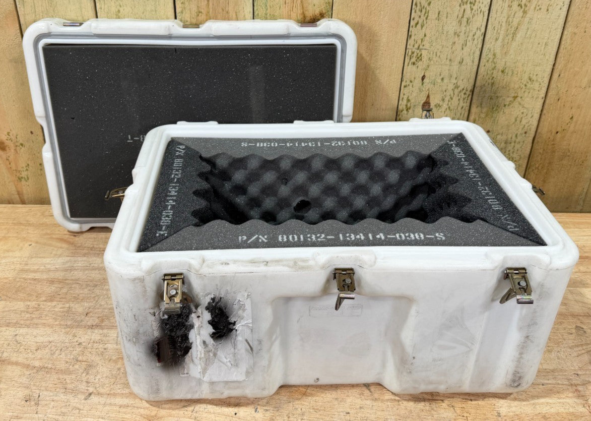 Pelican Hardigg Case 23x16x13.5" White Waterproof Storage Footlocker
