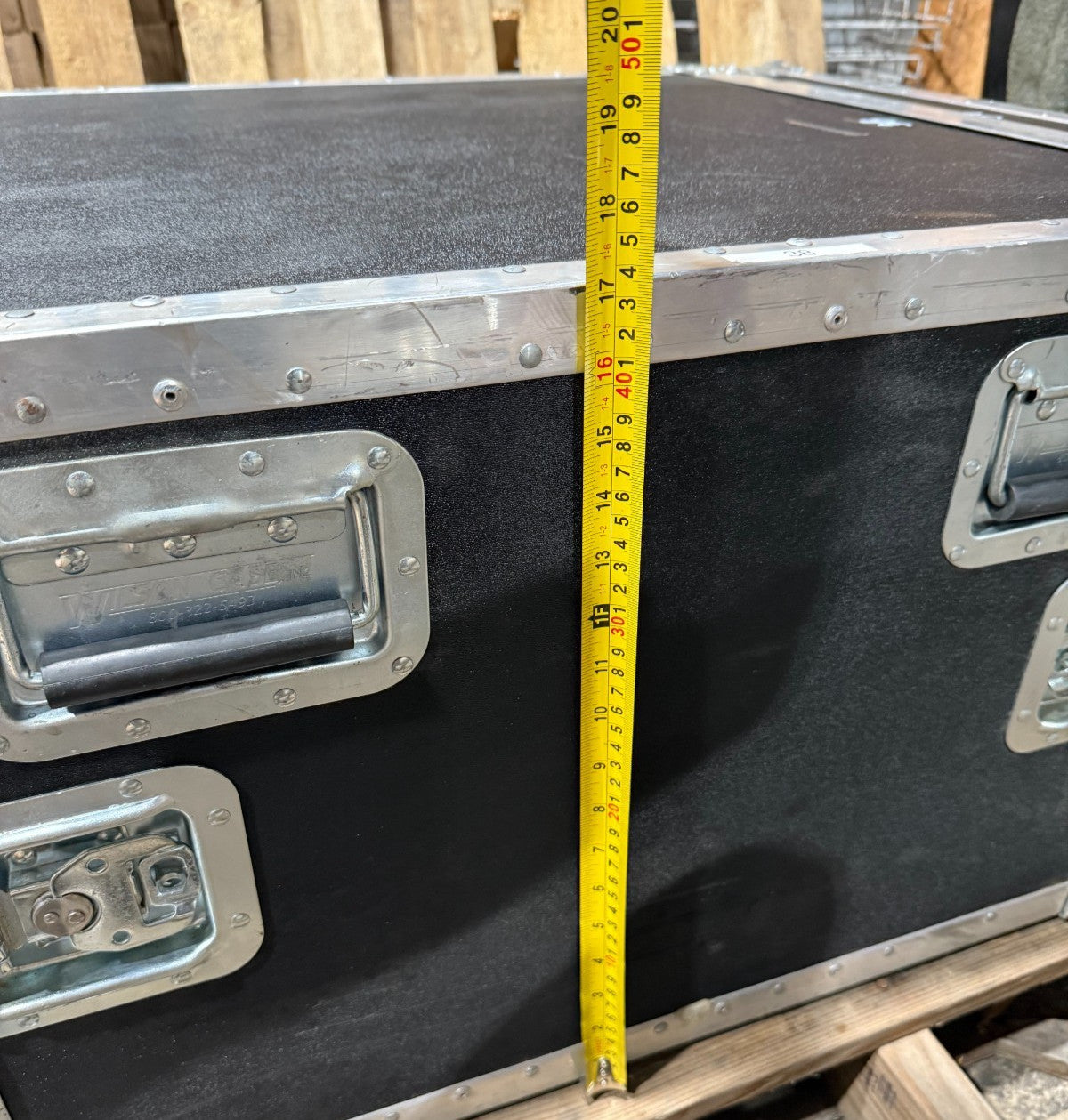 Wilson Case 6U 19x24" Server Rack Road Case With Casters Surplus Roadie Music