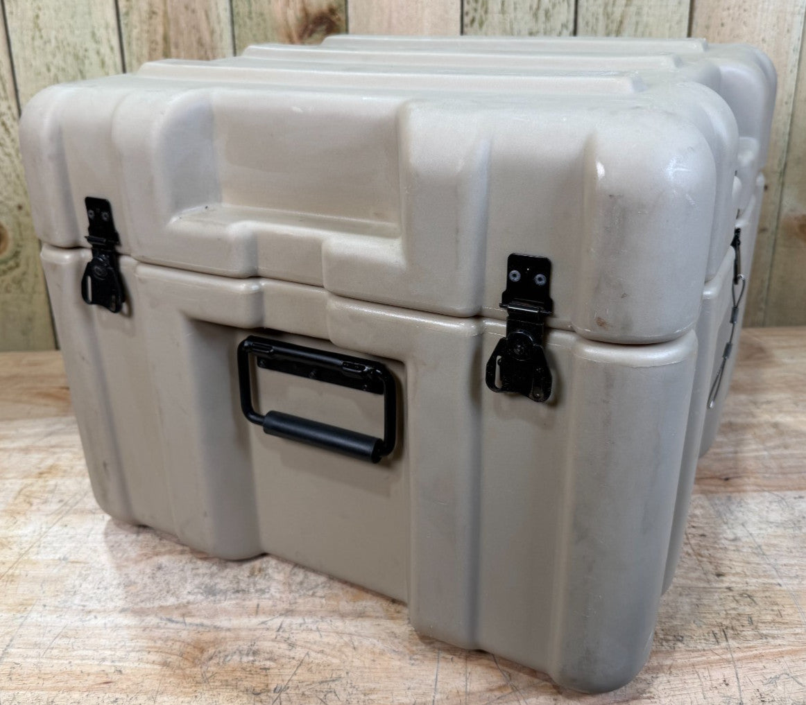 Pelican Hardigg Footlocker Tan Case 19x19x13.5"  Military PSI Waterproof