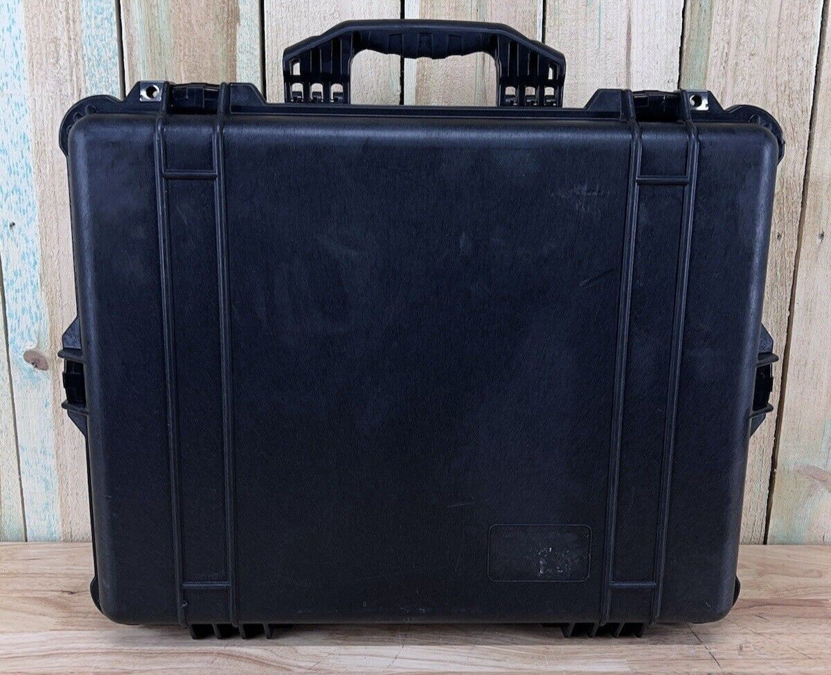 Pelican 1600 Protector Storage Case Waterproof Black Good Condition AB Free Ship