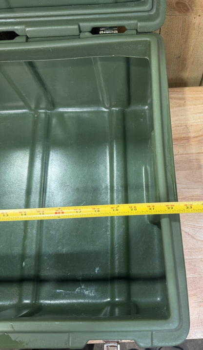 Hardigg Footlocker  24x20x12" Green Case  Military Waterproof