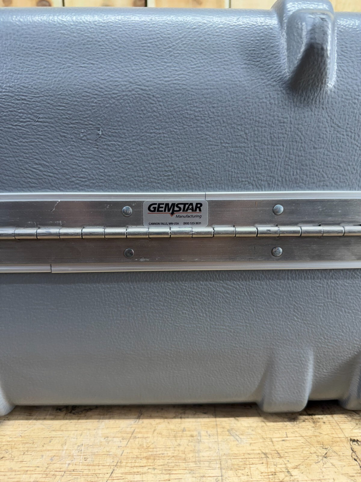 Gemstar Case 18x17.5x11" Grey Handheld Case Storage Footlocker Military Surplus