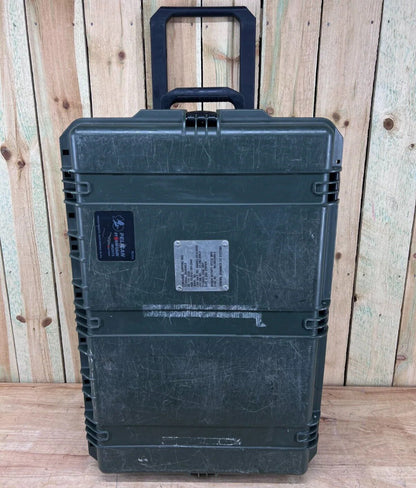 Pelican iM2975 Storm Case Rolling Waterproof Green Good Condition AB