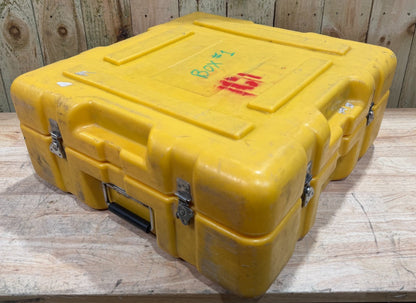 Pelican Hardigg Case 24x23x10.5" Yellow Waterproof Storage Footlocker
