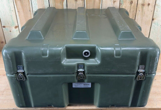 Pelican Hardigg Case 29"x27"x17" Green Waterproof Storage Footlocker