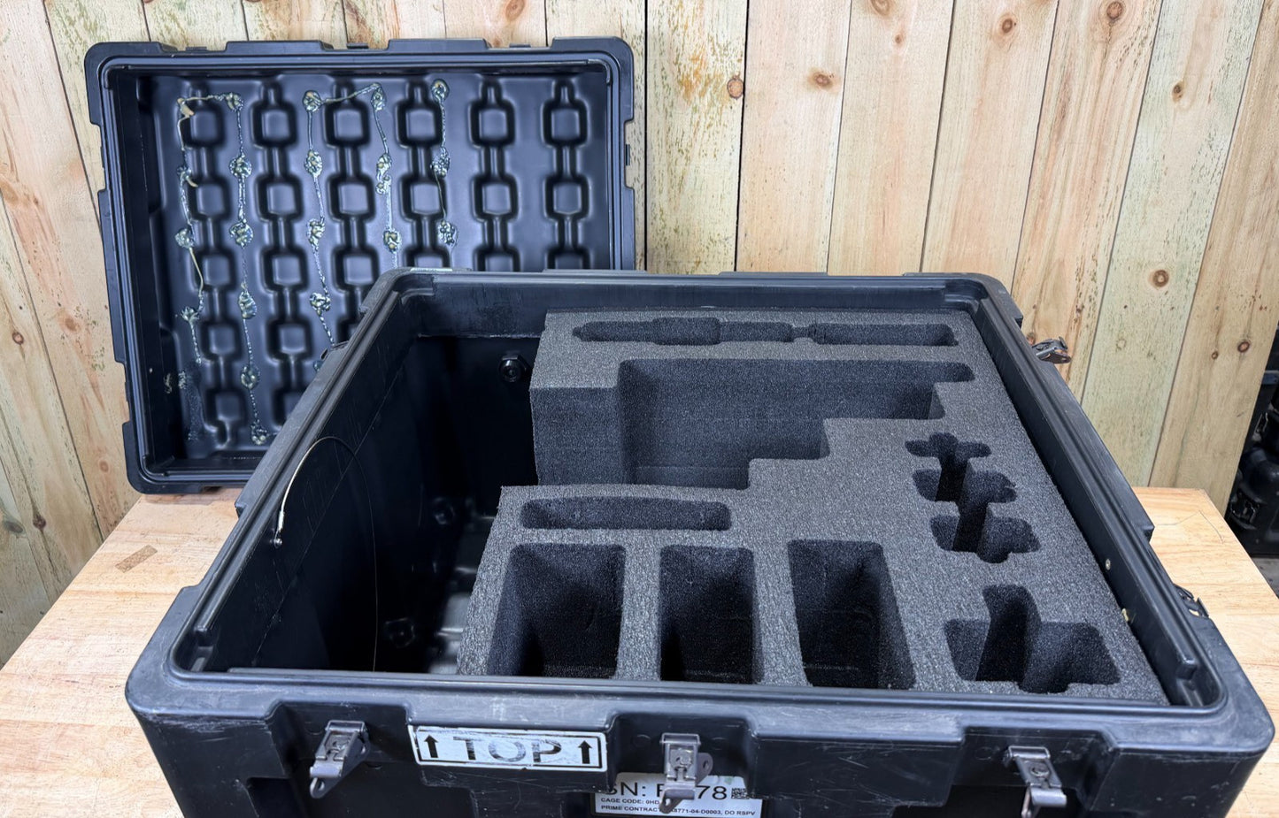 ECS Loadmaster Case 29x25x20.5" IN Military Surplus Transit Black Grade AB