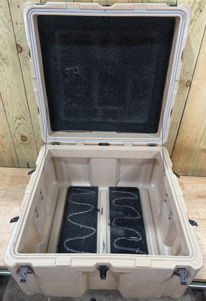 Pelican Hardigg Case 25.5" X 24" X 17" Tan Military Waterproof Storage