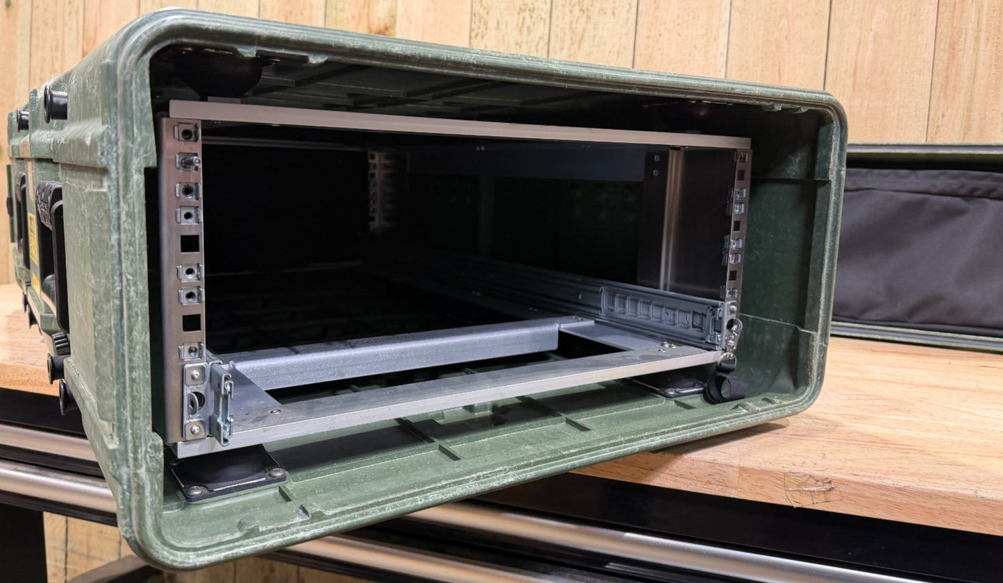 ECS Server Rack Rackmount 4U 19" X 29" Waterproof Storage Case W/ Rack