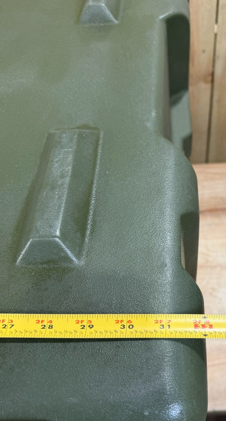Pelican Hardigg Rolling Case 32x28x20.5" Green Military Waterproof Footlocker