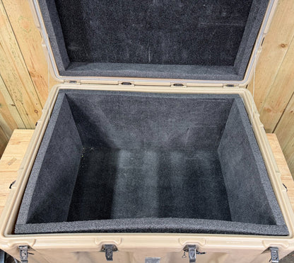 Hardigg MM36 Footlocker  33x27x23 Tan Case  Surplus Military  Waterproof