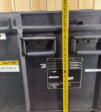 ECS Server 10U Rack Rackmount 19" X 24" Frame Waterproof Black Storage Case