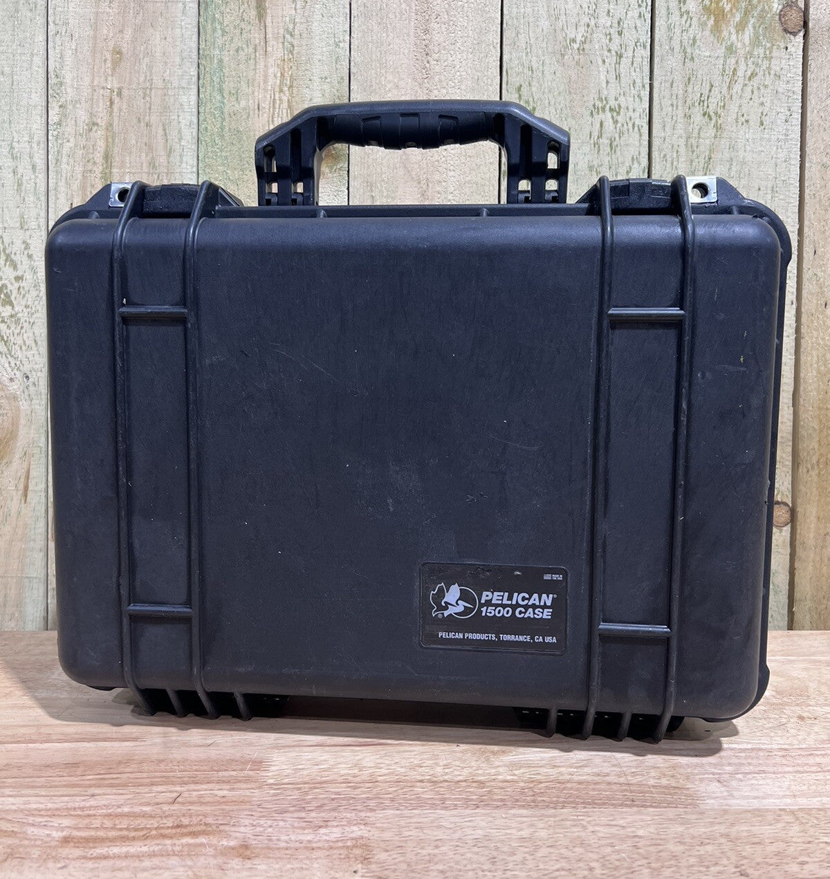 Pelican 1500 Protector Case Handheld Waterproof Good Condition A/B