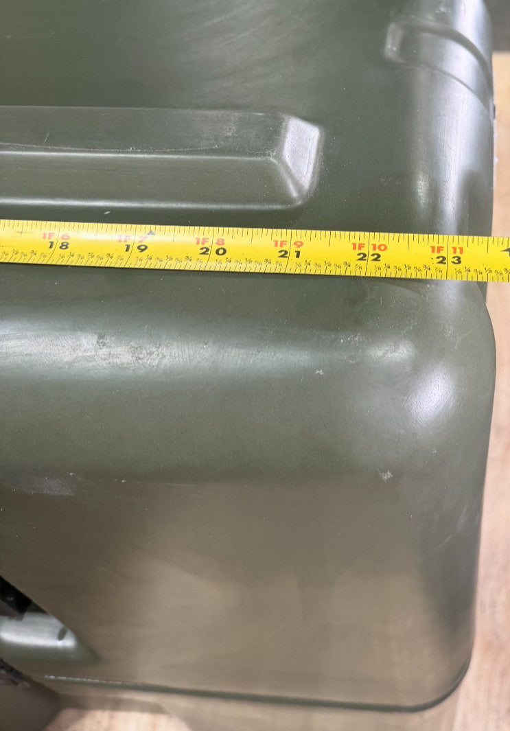 Hardigg Footlocker  25.5x23.5x28” Green Large Case  Military Waterproof