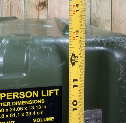Hardigg Footlocker  25x23.5x13.5" Green Case  Military Waterproof
